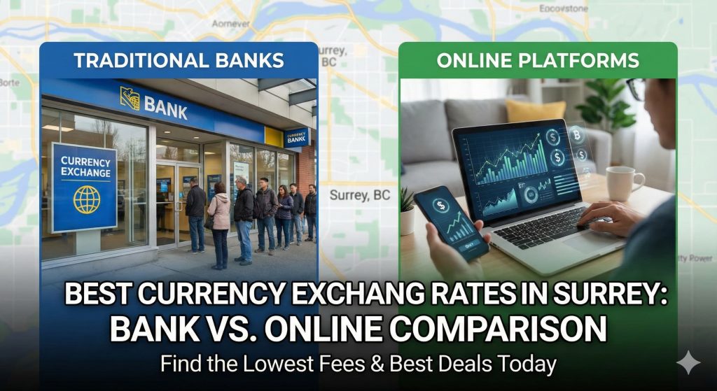 Best Currency Exchange Rates in Surrey: Bank vs. Online Comparison