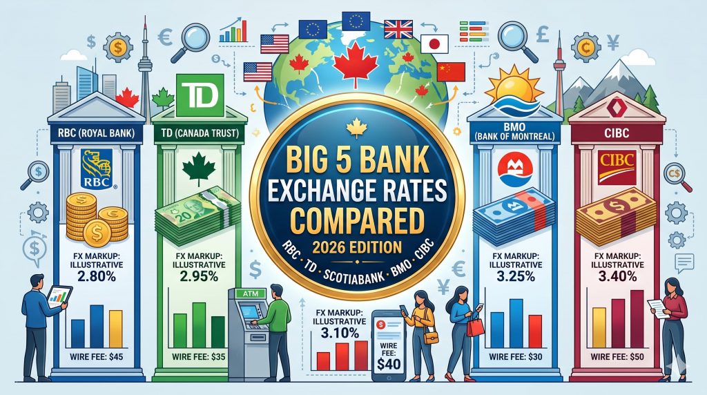 Big 5 Bank Exchange Rates Compared: 2026 Edition