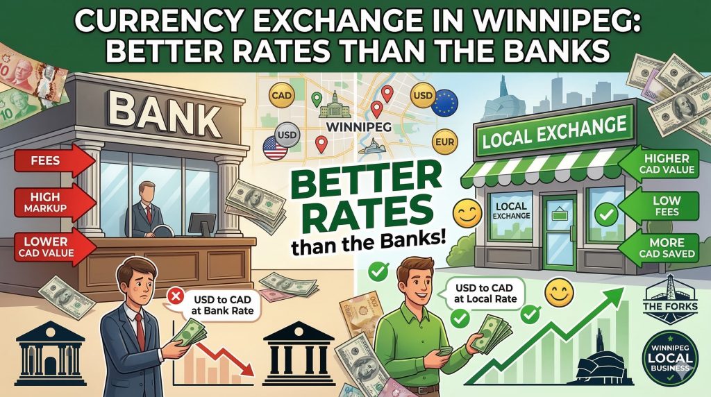 Currency Exchange in Winnipeg: Better Rates Than the Banks