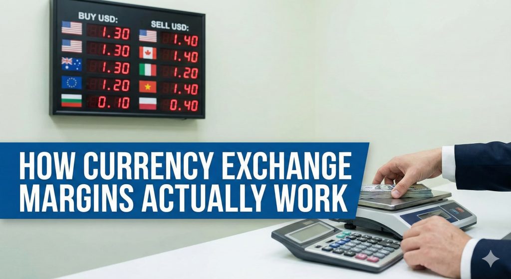 How currency exchange margins actually work