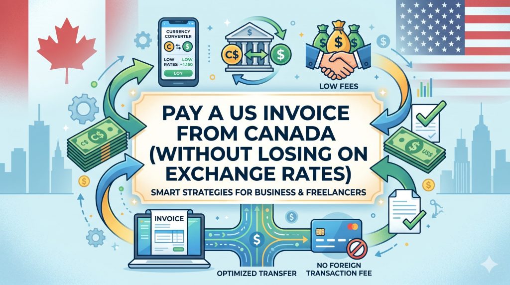 How to Pay a US Invoice from Canada Without Losing on the Exchange Rate