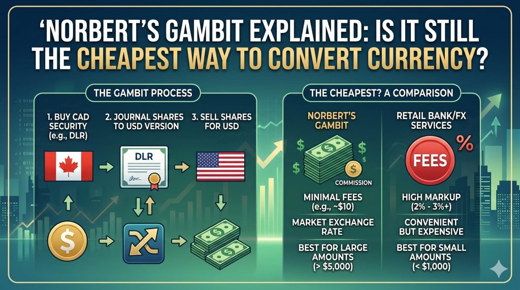 Norbert’s Gambit Explained: Is It Still the Cheapest Way to Convert Currency?