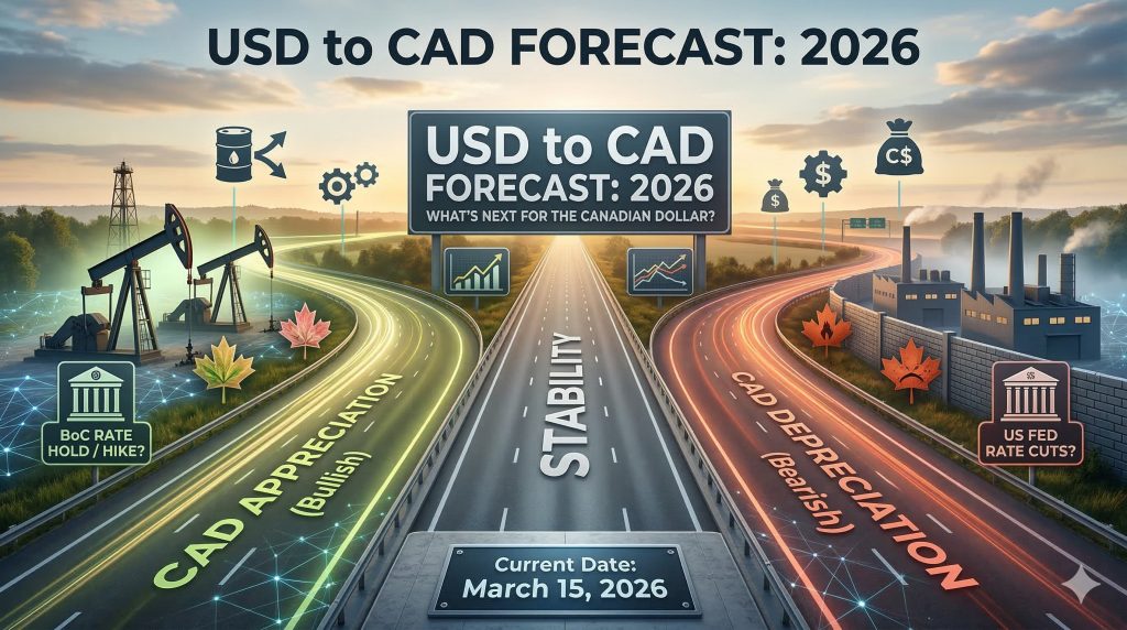 USD to CAD Forecast 2026: What’s Next for the Canadian Dollar?