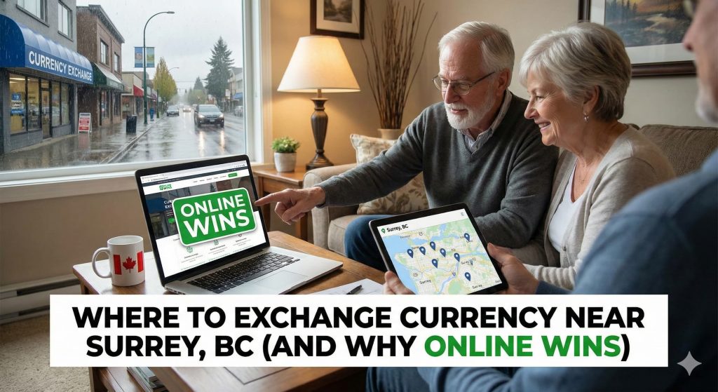 Where to Exchange Currency Near Surrey, BC (And Why Online Wins)