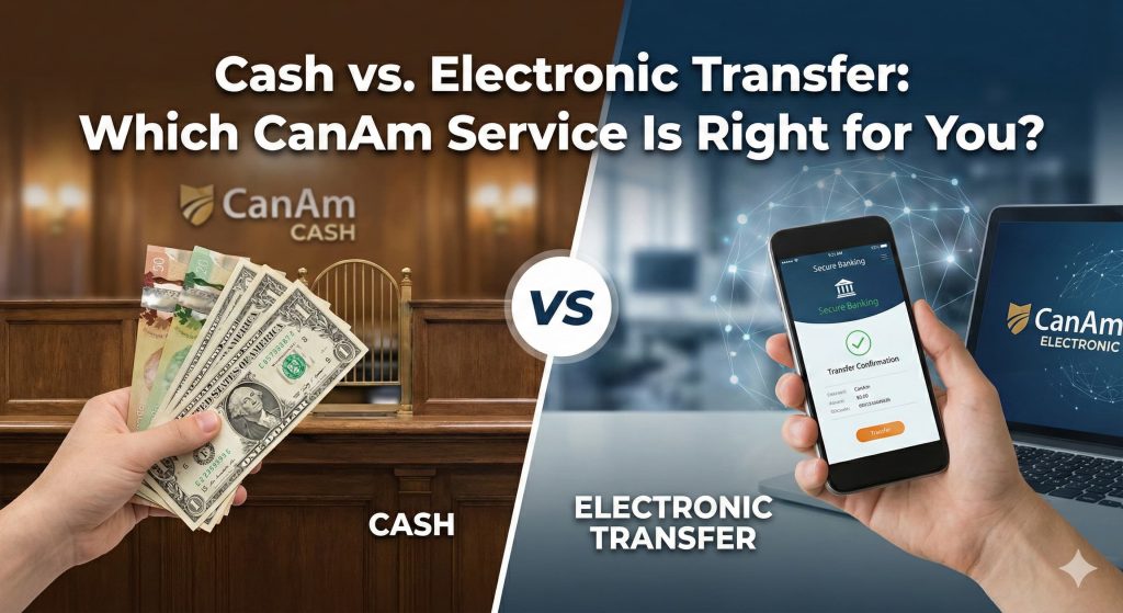 Cash vs. Electronic Transfer: Which CanAm Service Is Right for You?