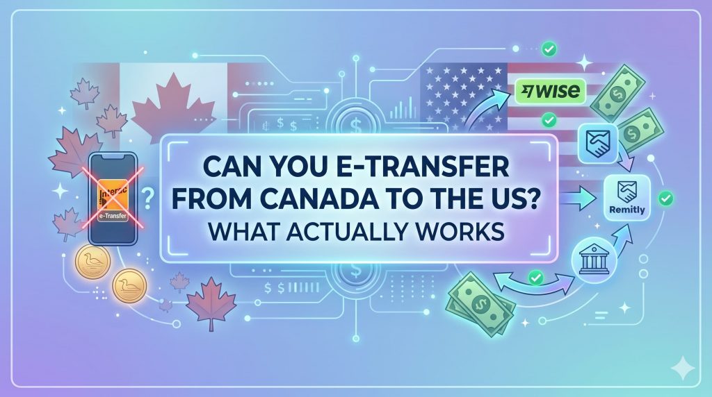 Can You e-Transfer From Canada to the US? What Actually Works