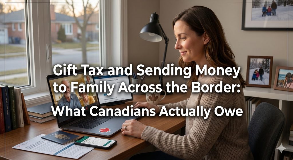 Gift Tax and Sending Money to Family Across the Border: What Canadians Actually Owe